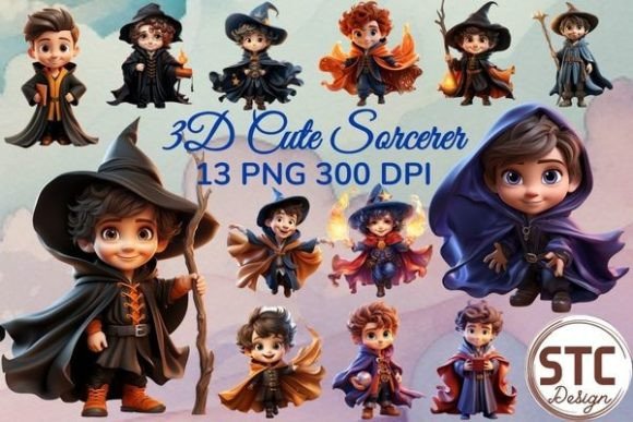 3D Cute Sorcerer Sublimation Bundle: A Designer's Practical Guide