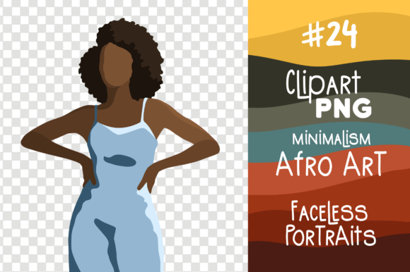 Celebrate Culture: Using Afro African Women Clipart in Modern Design