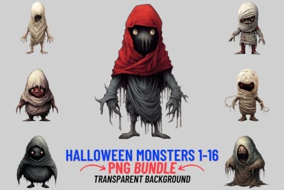 Elevate Your Halloween Projects with Scary Halloween Monsters Sublimation 1