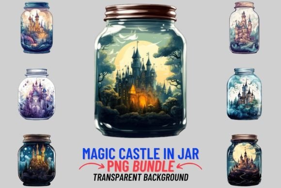 Enchanting Visuals: The Magic Castle in a Jar