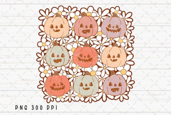 Pumpkins Daisy Flower Fall Halloween PNG: A Designer's Guide