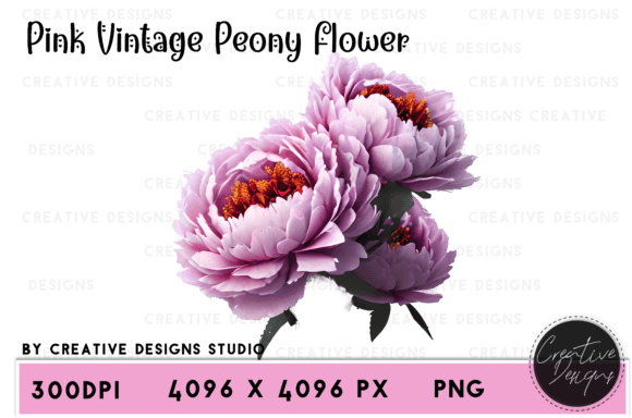 The Watercolor Peony Flower Graphic Set: A Designer's Secret Weapon