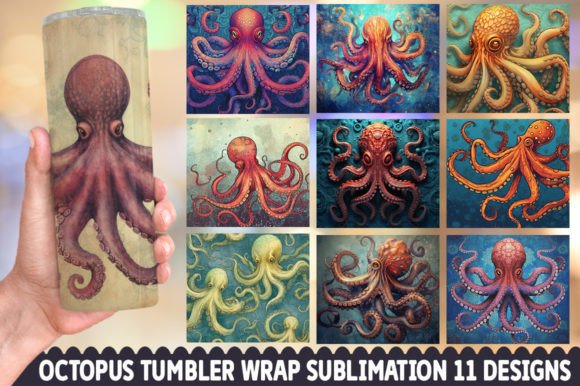 Unleashing Creativity: The Octopus Tumbler Sublimation Bundle