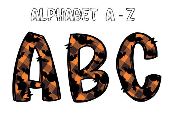 Unleashing Spooky Creativity with Halloween Alphabet Letters Sublimation5