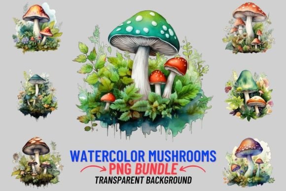 Watercolor Mushroom 12 PNG Sublimation: A Designer's Guide